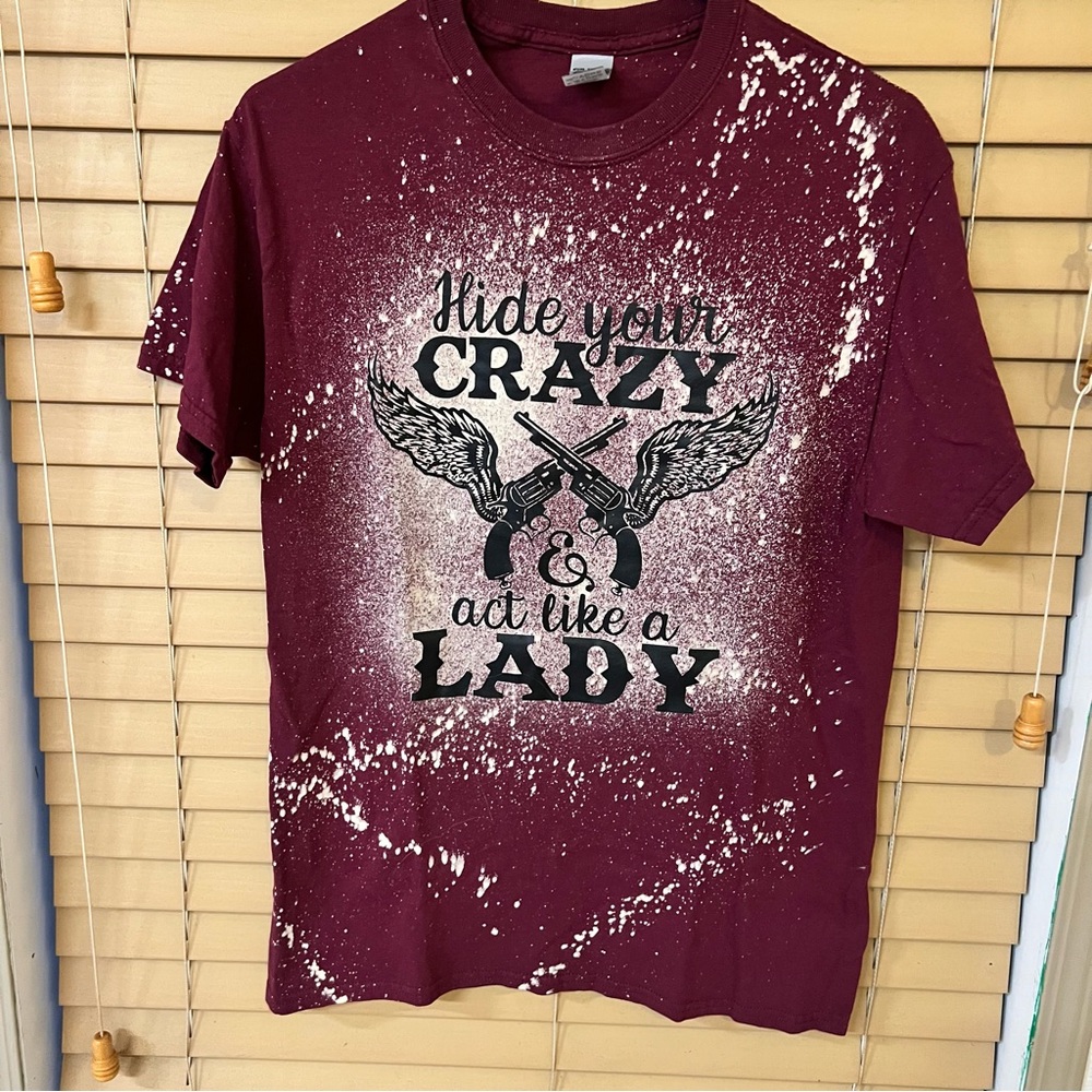 Gildan bleached shirt